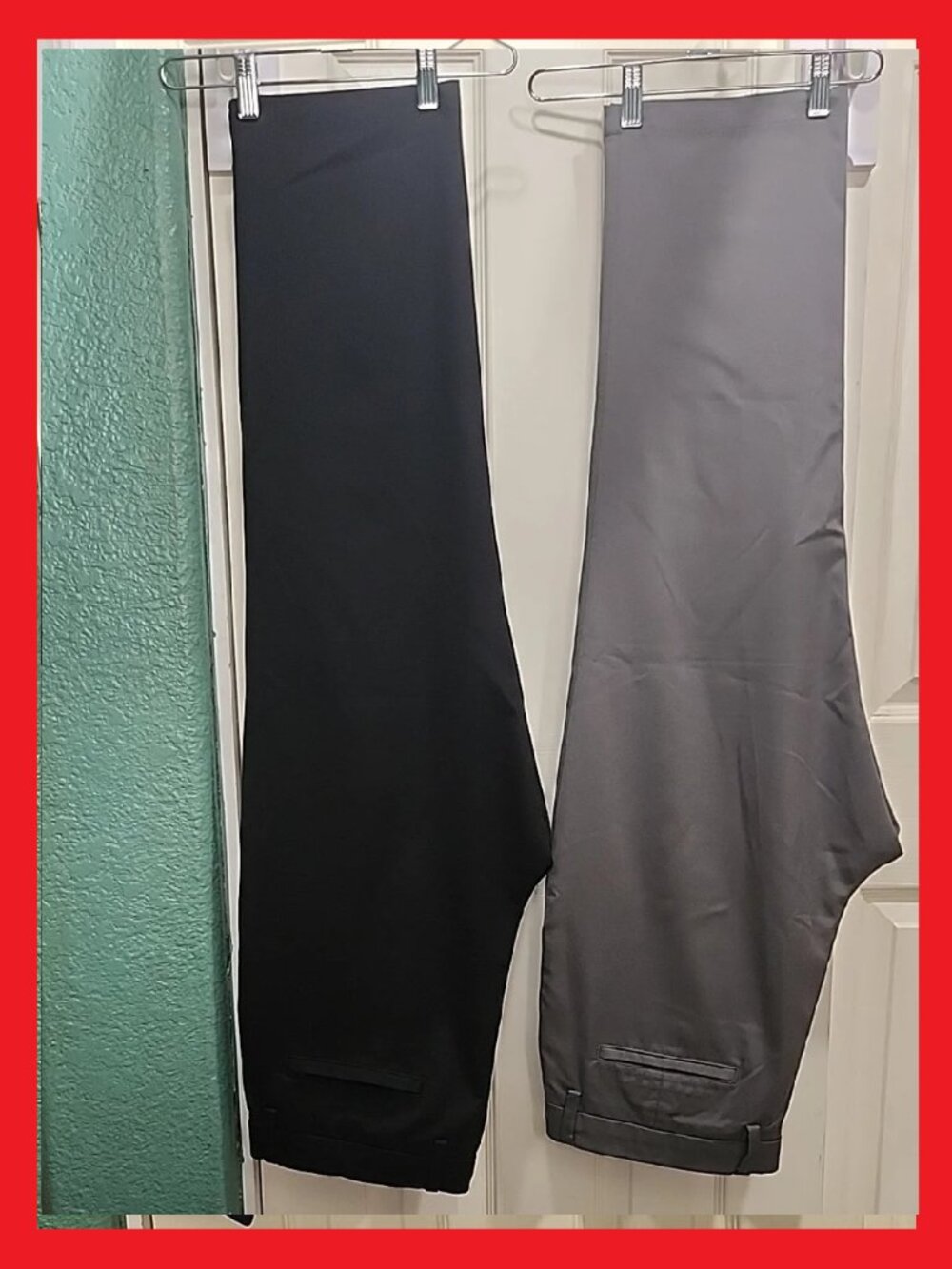 Amazon Essentials Men's Slim Fit Dress Pants 38x28 (2-pieces)